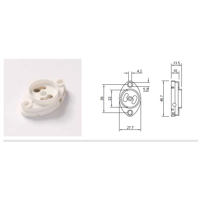 Support de démarrage pour lampes fluorescentes blanches...