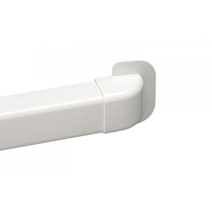 Canal blanc 100x60 canal électro courbe borne transition...