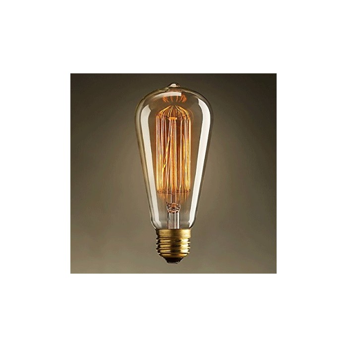 Lampada LED vintage vetro chiaro E27 8w 230v 806lm 64x146 mm 2