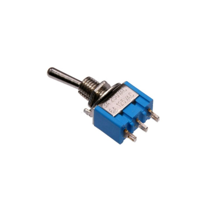 Deviatore unipolare metallo a levetta 3 poli 125 vac on-on tcs 3426112