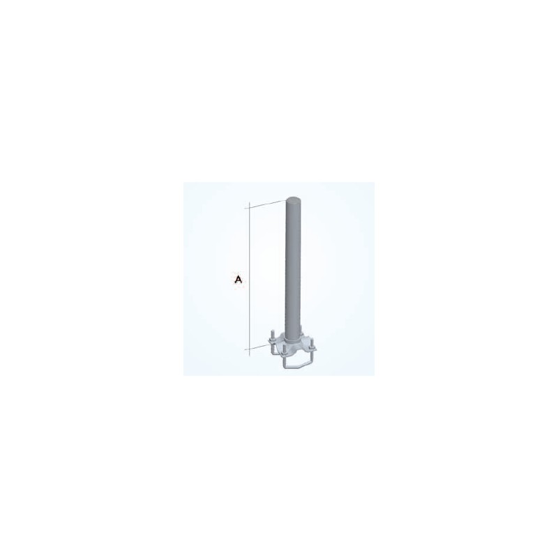 Gerader vertikaler Mast parabolisch a801439 sat