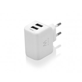Adattatore elettrico smat carica 2 porte usb 12w 100-240v 2,4a