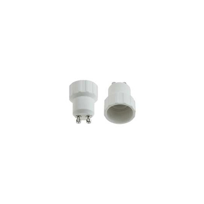 Adaptateur réducteur de lampe vis gu10 e14 blanc 39.pa1014