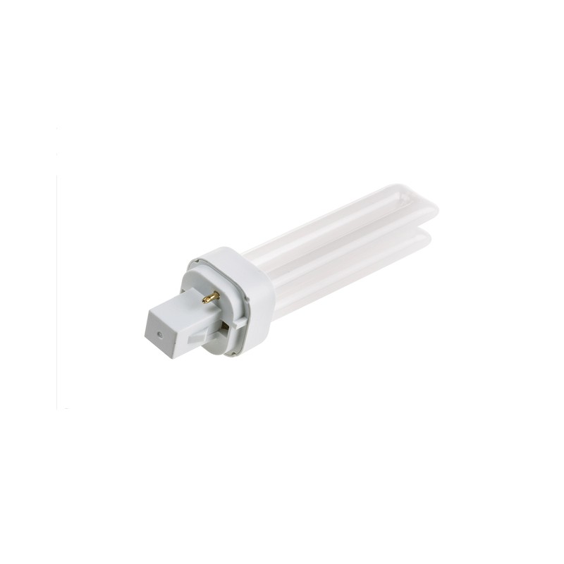 Lampada fluorescente compatta 13w 4000k g24d-1...