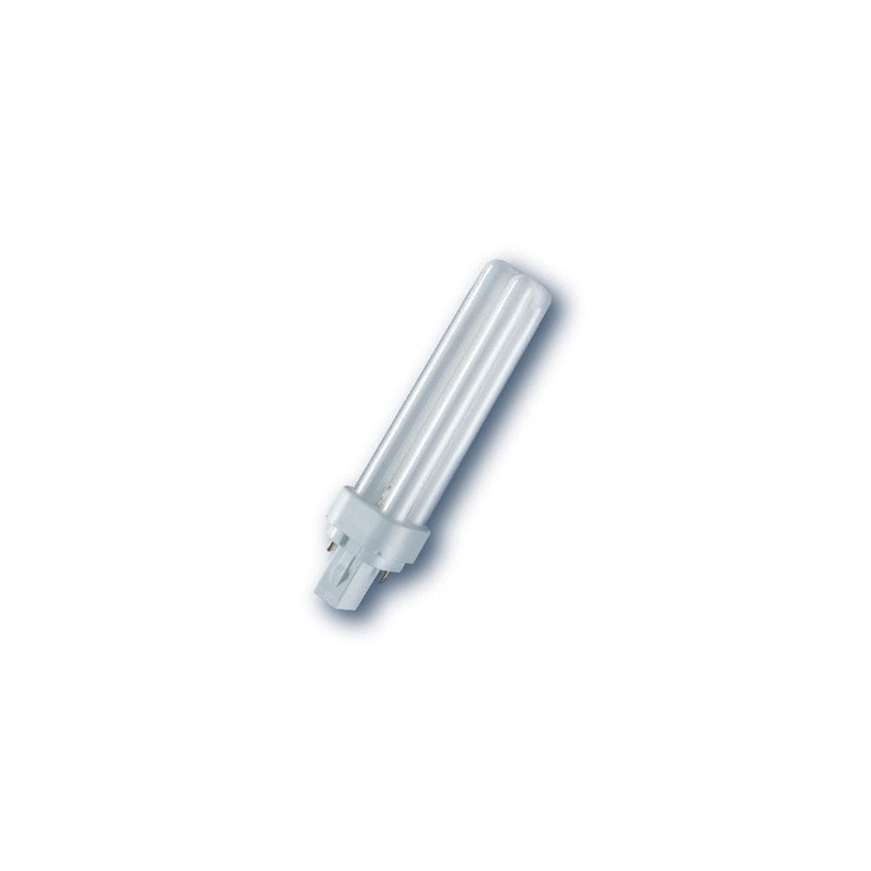 Compact fluorescent lamp 18w 4000k g24d-2 2pin...
