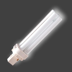 Lampada fluorescente compatta 18w 2700k g24d-2 2p airam