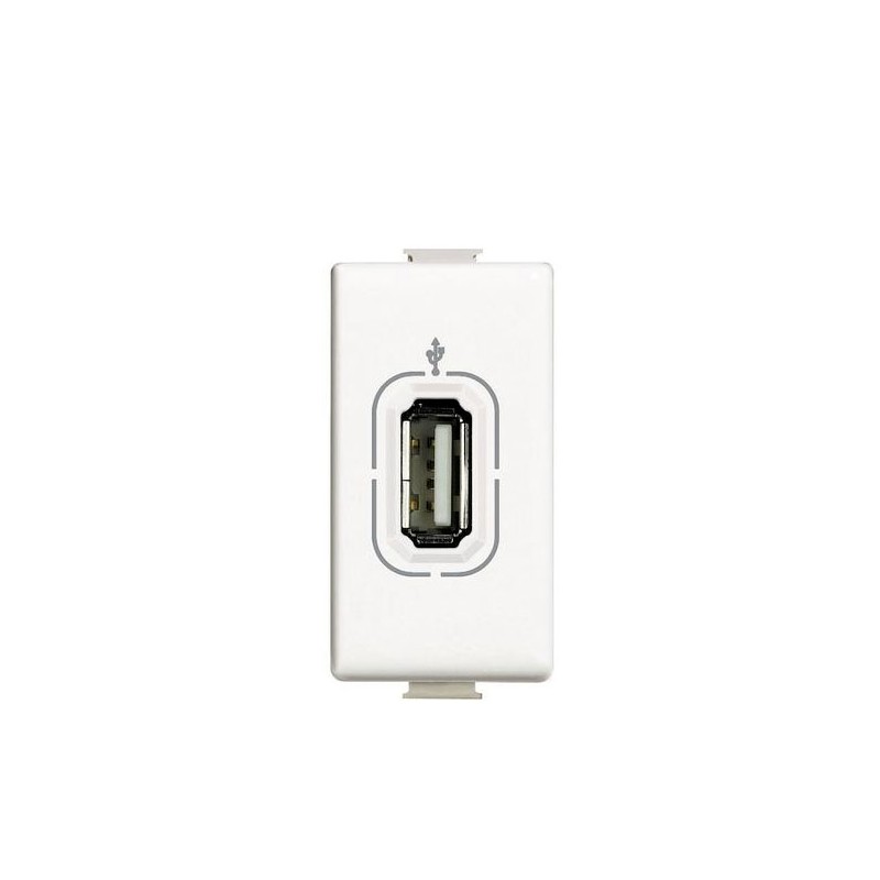 Presa elettrica USB 1 modulo serie Matix AM4285 Bticino