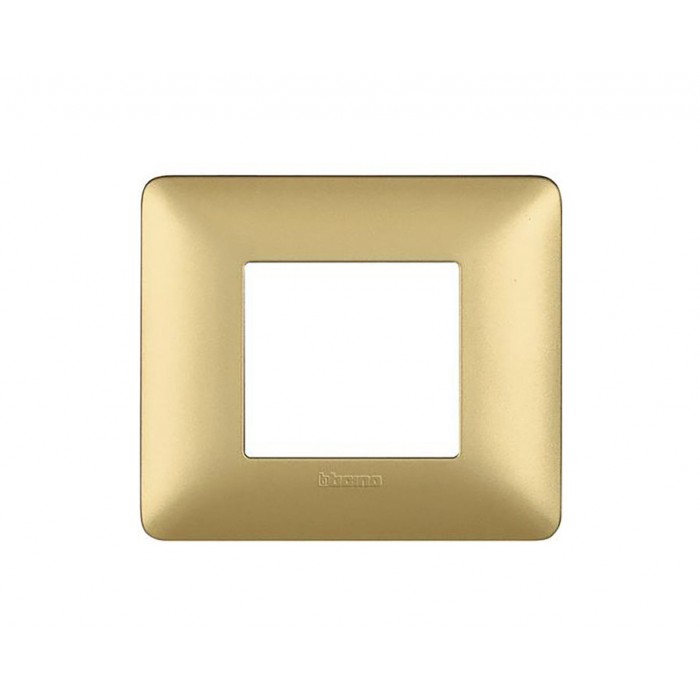Placca matix colore GOLD 2 posti AM4802MGL Bticino