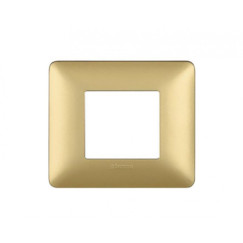 Placca matix colore GOLD 2 posti AM4802MGL Bticino