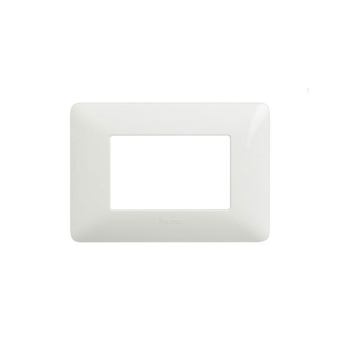 Placca matix 3 moduli colore bianco bticino AM4803BBN 