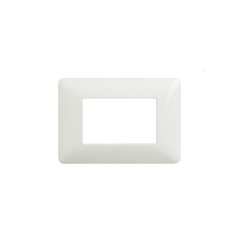 Placca matix 3 moduli colore bianco bticino AM4803BBN 