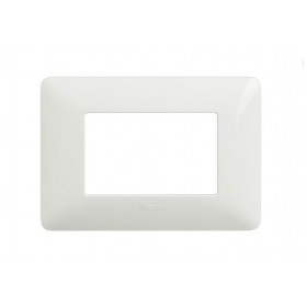 Placca matix 3 moduli colore bianco bticino AM4803BBN 
