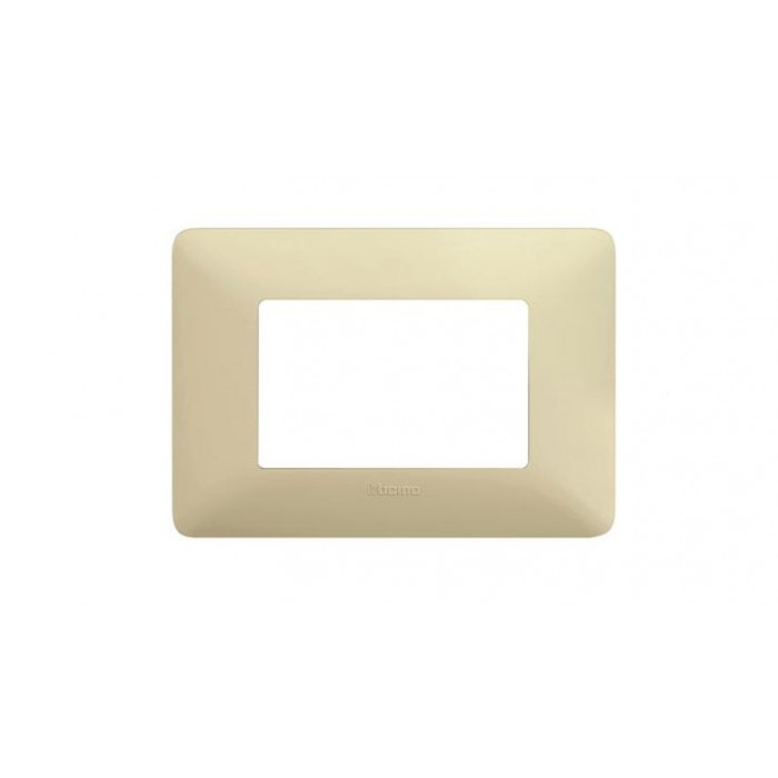 Placca matix coprinterruttori 3posti colore corda am4803bcd bticino 