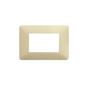 Placca matix coprinterruttori 3posti colore corda am4803bcd bticino 