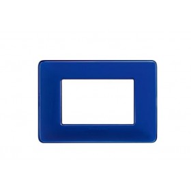 Placca 3p colore cobalto AM4803CBU Bticino Matix