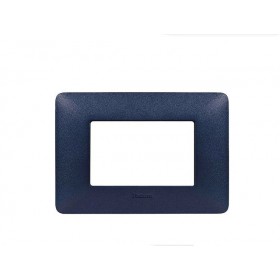 Placca Matix colore blu mercurio 3P Bticino AM4803TBM
