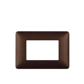 Placca matix 3p marrone  caffe plastica AM4803TGG ticino