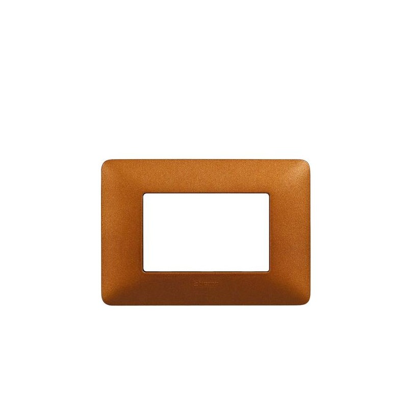 Placca Matix 3P colore rosso terra AM4803TRT Bticino