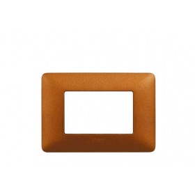 Placca Matix 3P colore rosso terra AM4803TRT Bticino