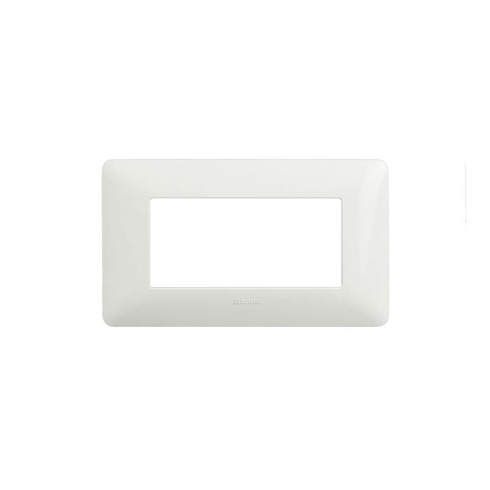 Placca matix 4 moduli colore bianco bticino am4804bbn