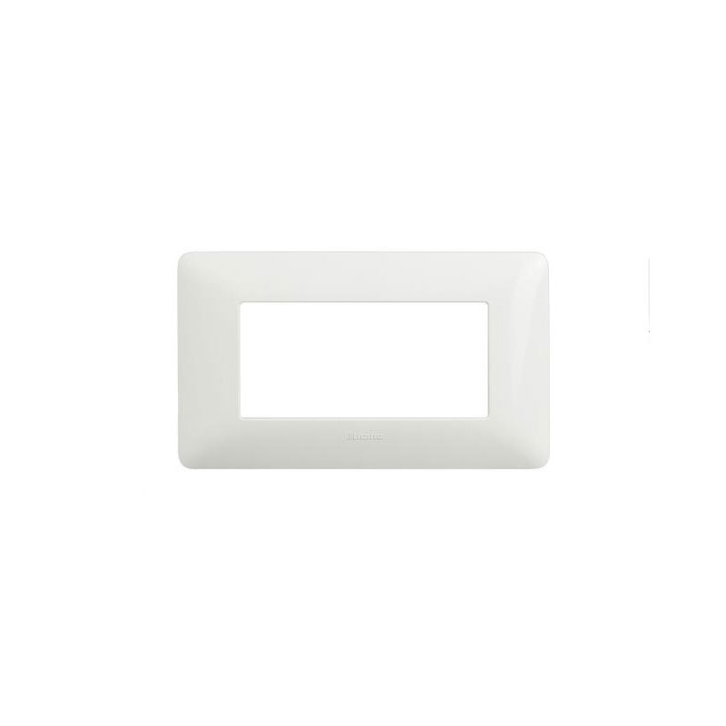 Placca matix 4 moduli colore bianco bticino am4804bbn