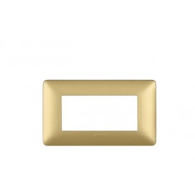 Placca matix 4 posti colore gold AM4804MGL Bticino