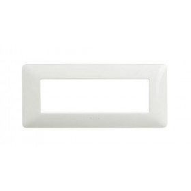 Placca matix colore bianco 6posti am4806bbn bticino