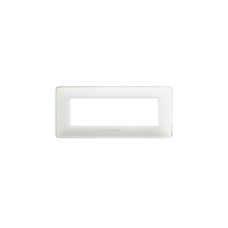 Placca matix 6p colore ghiaccio am4806cbn ticino