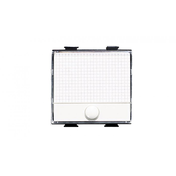 Pulsante portanome serie matix 2 moduli AM5008 Bticino 