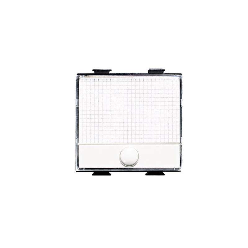 Pulsante portanome serie matix 2 moduli AM5008 Bticino 