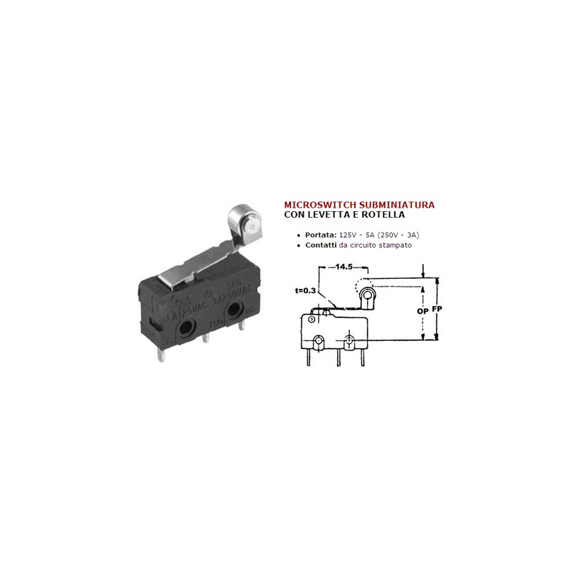 Mikro-Miniaturumsteller mit Radhebel 03038215