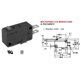 Electronic 5a button microswitch diverter 34.10045