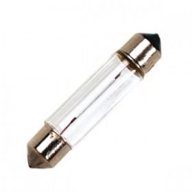 Lampada siluro in vetro 8x36mm 24v segnalatore spia luminosa