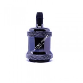 Portalampada antico retrò canna di fucile porcellana