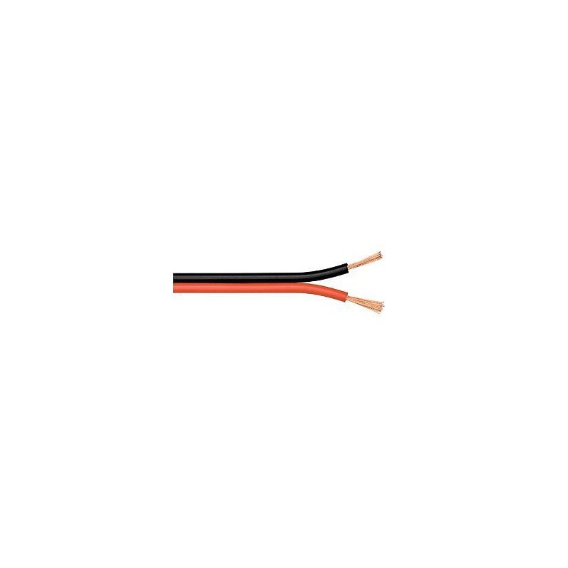 Electric flat cable red / black bipolar 2x0,50...