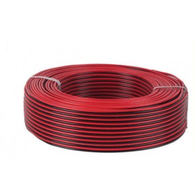 Piattina elettrica cavo rosso/nero bipolare 2x0,50 cs050rn 