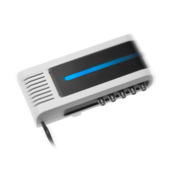 Centalino antenna autoalimentato tv 2 ingressi dtt uhf 120db mitan