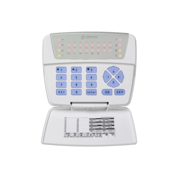 Klassische Bentel-Tastatur mit LED-BKB-LED