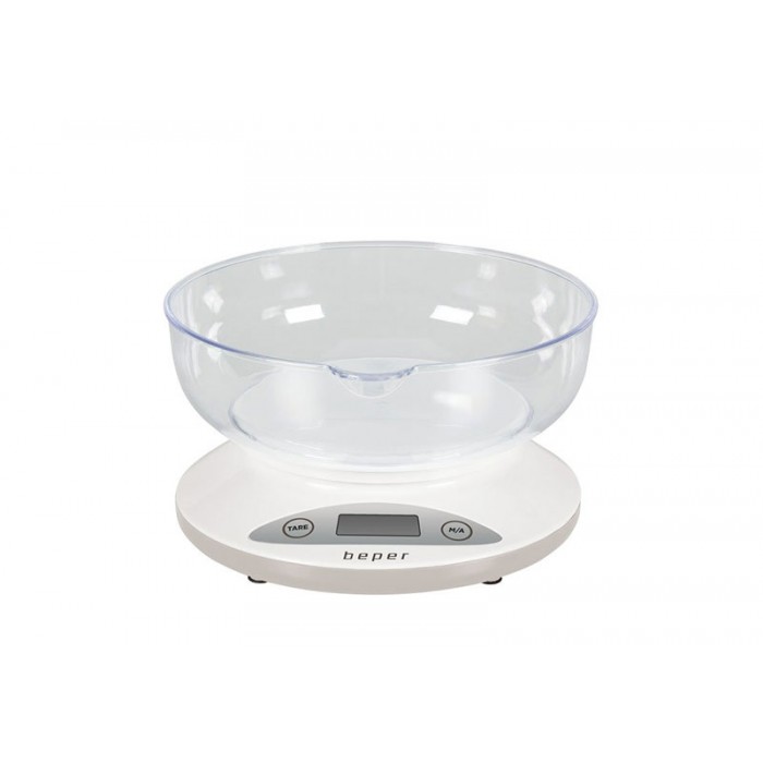Bilancia digitale da cucina con ciotola 1gr. 5kg autospegnimento beper 