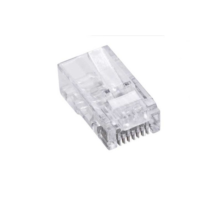 Spina Telefonica 8/8 passante a crimpare plug di rete UTP cat6 382011068P