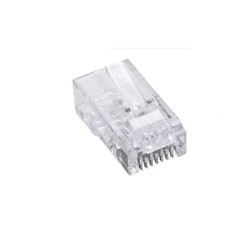 Spina Telefonica 8/8 passante a crimpare plug di rete UTP cat6 382011068P