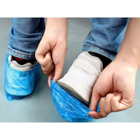 Set 100 couvre-chaussures pour distributeur automatique de nettoyage à domicile beper