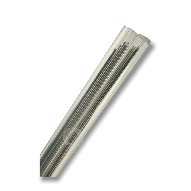 Flaches Elektrokabel mit schmaler Kante, 2 x...