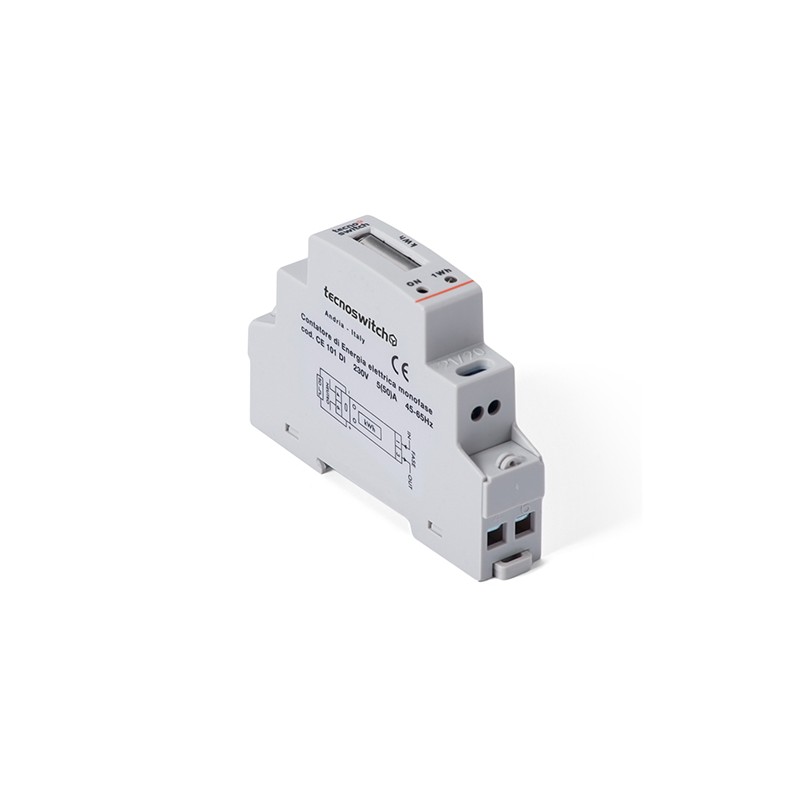 Electricity meter modular din connection 1pos 220v