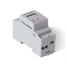 Compteur dénergie électrique connexion din 2 modules 220v