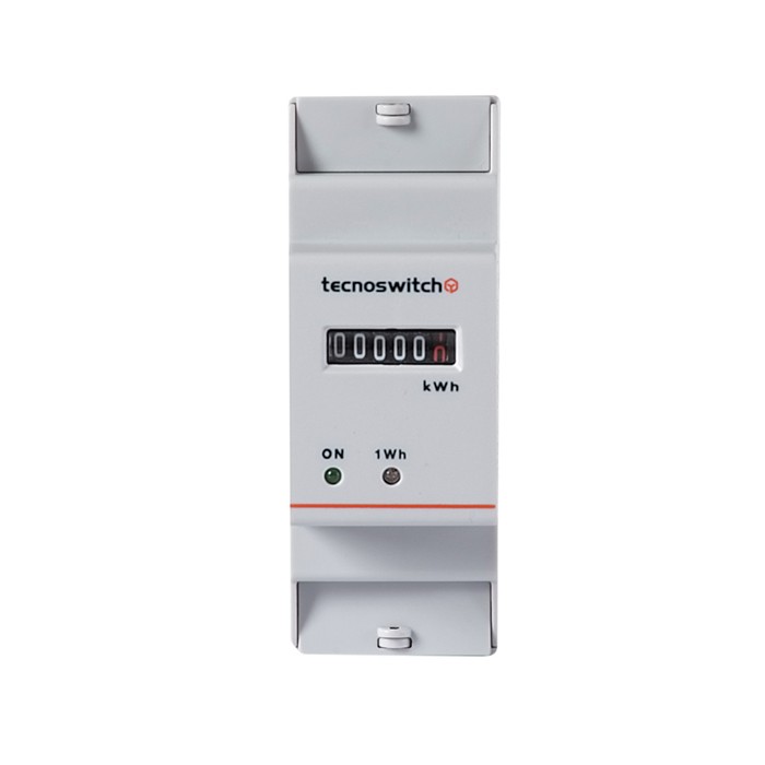 Compteur dénergie électrique connexion din 2 modules 220v 2