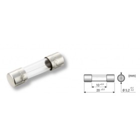 Fusibile vetro rapido 5x20 12A cf520312 omega