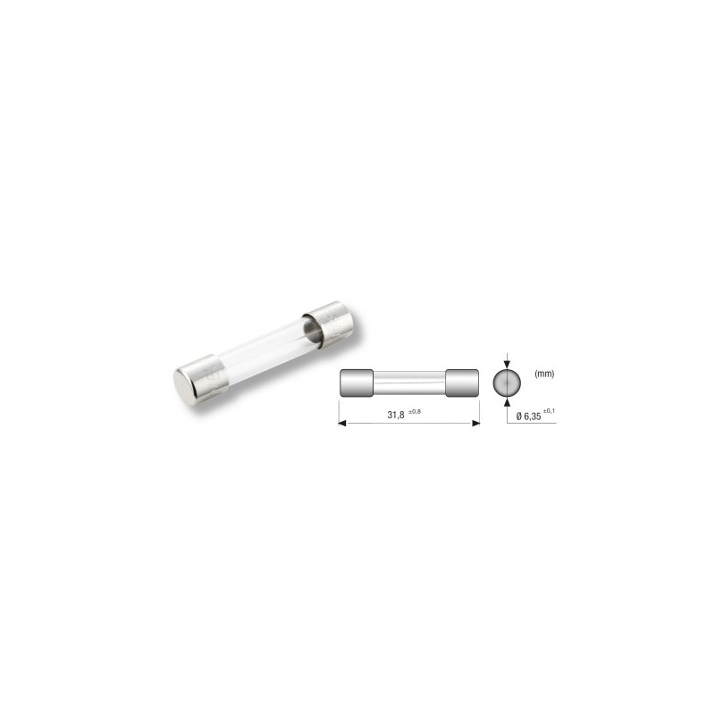 Rapid glass fuse 6.3x32 8a 03004436