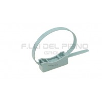 Hose clip collar with plastic clamp 16-32 grey