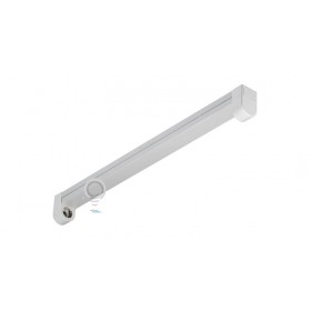 Plafoniera elettrica illuminazione interna clik 1x8w bianco plexiform 